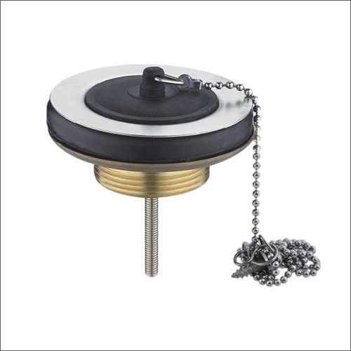 Sanipro Short sink drain with plug