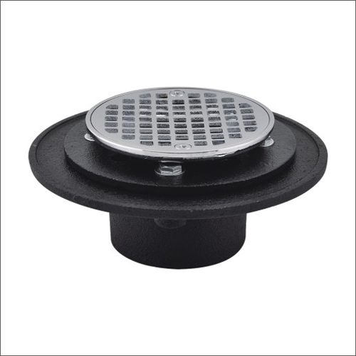 Sanipro Iron cast No Hub Floor Drain with 6-1/2