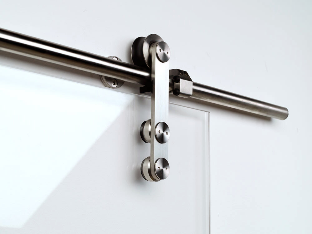 Sanipro Modern stainless steel sliding barn door hardware 