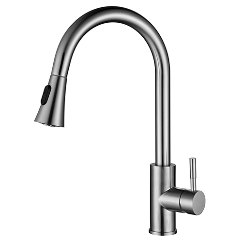 Sanipro Pull down stainless steel kitchen faucet