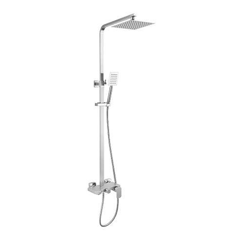 Sanipro Easy install stainless steel rain shower set