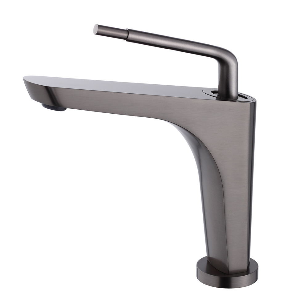 Sanipro brass gun gray new design basin faucet bathroom tap