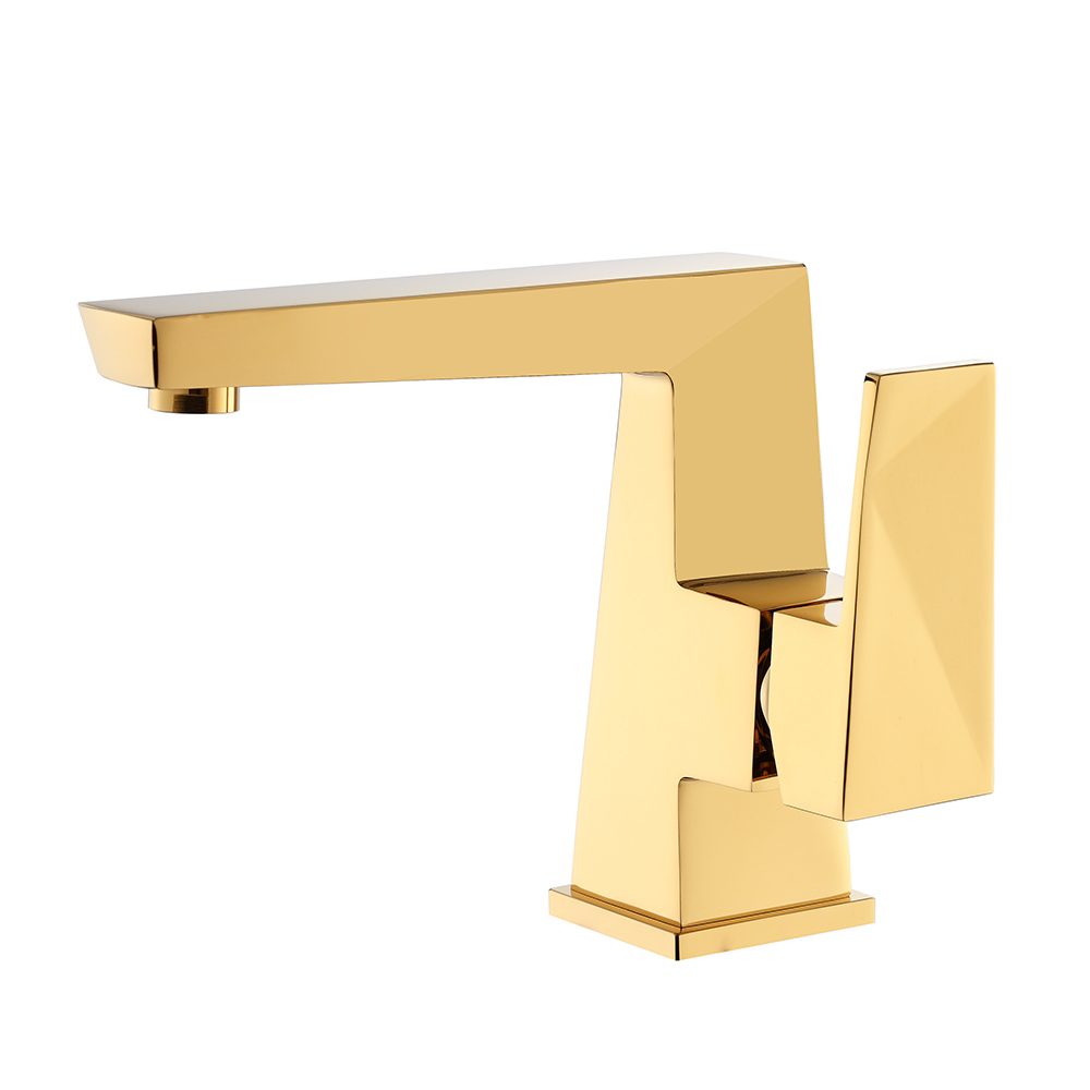 Sanipro bathroom gold brass classic basin faucet water tap