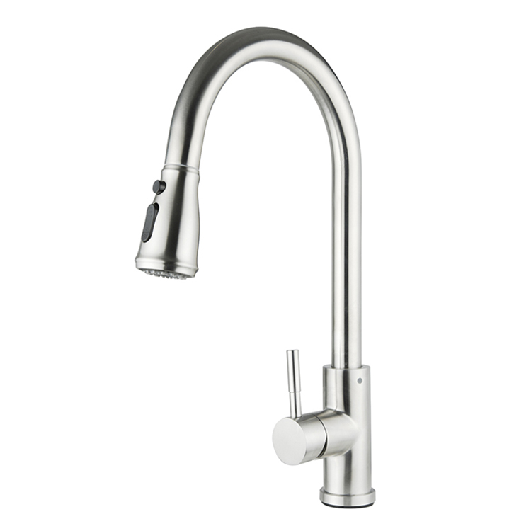 Sanipro SS 304 Kitchen Pull Out Down Faucet
